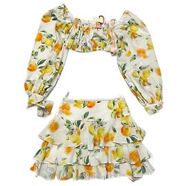 Autre Marque La Semaine Paris Limoncello Zitrus Set Zwei Teile Baumwolle Größe 36