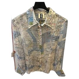 Camicia D&G in seta stampa New York Metropolitan