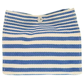 Hermès Pochette in cotone a righe Hermes