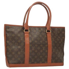 LOUIS VUITTON Monogram Sac Weekend PM Borsa a Mano M42425 LV Auth BA2696
