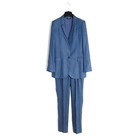 Gucci 2012 Anzughose FR34/36 Blaue Hose Ensemble XS/S UK6 US4