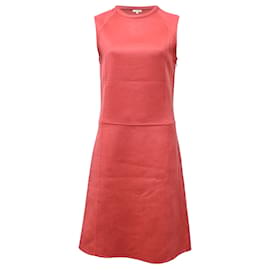 Ärmelloses knielanges Kleid aus orangefarbenem Kaschmir von Marc Jacobs