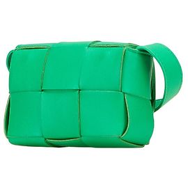 Borsa a spalla in pelle Candy Cassette di Bottega Veneta