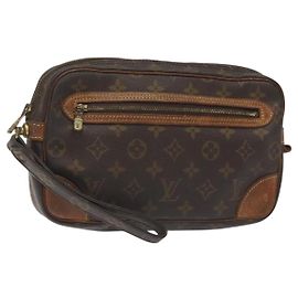 LOUIS VUITTON Monogram Marly Dragonne GM Borsa Clutch M51825 LV Auth BD1166