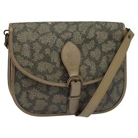 Borsa a Spalla SAINT LAURENT in Pelle PVC Beige Auth bs26374