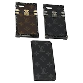 LOUIS VUITTON Monogram iPhone Case 3Set LV Auth bs26198 - Louis Vuitton