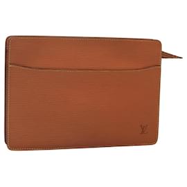 LOUIS VUITTON Epi Pochette Uomo Borsa Clutch Zipangu Oro M52528 LV Auth 126195 - Louis Vuitton