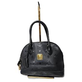 MCM Vintage Visetos Mini Handtasche Schwarz