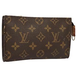 LOUIS VUITTON Monogram Bucket PM Pochette Accessorio LV Auth 121169