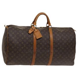 LOUIS VUITTON Monogram Keepall 60 Borsa Boston M41422 LV Auth 123752