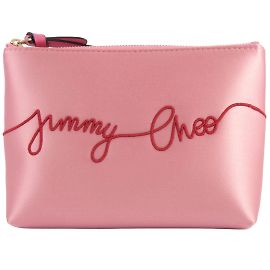 Jimmy Choo Pink Satin Pouch
