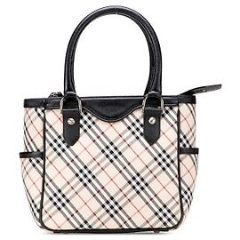 Sac à main en toile et cuir à motif Nova Check de Burberry