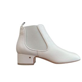 Stivaletti Laurence Dacade in pelle beige