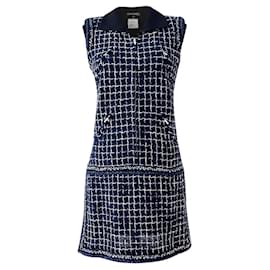 Chanel 8K$ Wearable Art Marine Tweed Kleid 36 FR