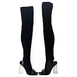 Hohe Stiefel mit Band Gianni Versace