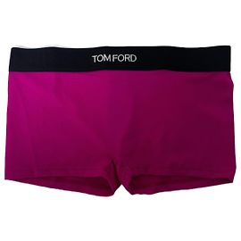 Tom Ford Shorts Fuchsia mit schwarzem Logo Bund