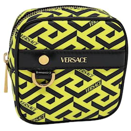 VERSACE Tasche PVC Gelb Gold Auth bs26250 - Versace