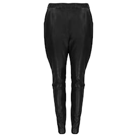 Leder Carrot-Hosen von The Row - The row