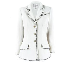 Chanel Giacca in tweed ecru Parigi / Venezia 36 FR