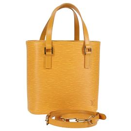 LOUIS VUITTON Borsa Tote Epi Vavin PM SPO 2way Gialla LV Auth 121180V
