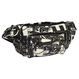 PRADA Borsa a Spalla in Nylon Nera Argento Autentica 125913 - Prada
