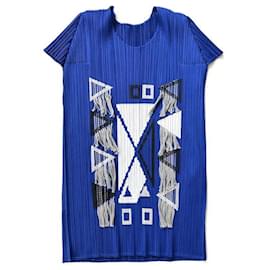 Issey Miyake Pleats Please Top mit Applikation