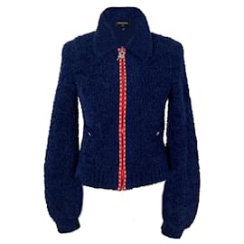 Chanel CC Apres Ski Teddy Bomberjacke 34 FR