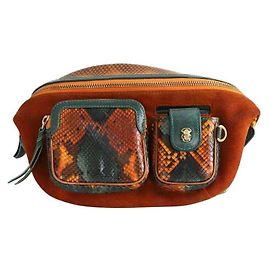 Claris Virot Marsupio in pelle marrone