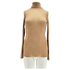 T-shirt a collo alto in lana - Autre Marque