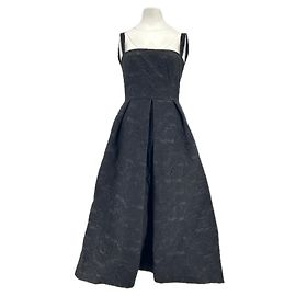 Autre Marque Vestido skater negro sin tirantes LES MERVEILLEUSES