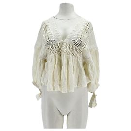 Blusa bianca Free People