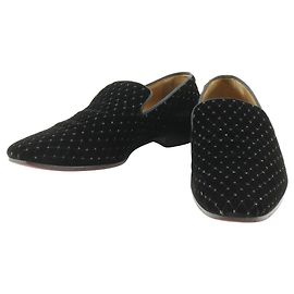 Scarpe da sera in velluto trapuntato Christian Louboutin