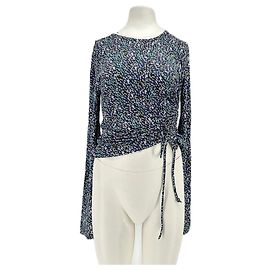Top stampato Jazzy Isabel Marant Etoile blu in viscosa taglia 36