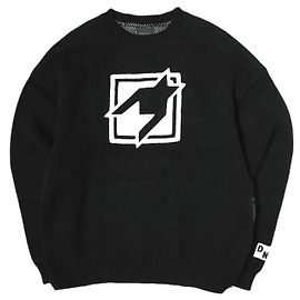 Autre Marque Danke Schön Chidori Pullover mit seitlichem Reißverschluss aus Baumwolle