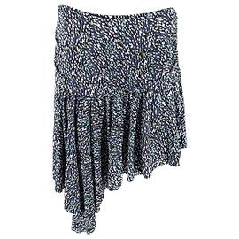 Isabel Marant Etoile Juliany Minirock blau Viscose
