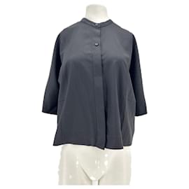 Chemise en laine noire "Aylin" - Autre Marque