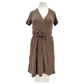 Rouje Brown dress Synthetic ref.JC2150622 (Sold) - Joli Closet