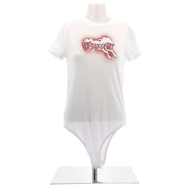 Autre Marque Body branco HEMRICOURT com estampa de cavalo