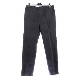 Louis Vuitton Pantalón negro monogramado