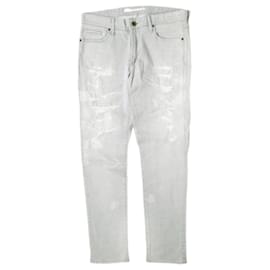 & Other Stories Pantalones de mezclilla boyfriend tapered de algodón elástico