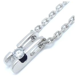 Autre Marque Diamant-Halskette 0,14 ct Pt900 Pt850 Platin