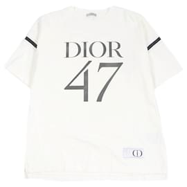 Camiseta de algodón Dior blanca S hombre