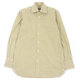 Camicia a quadri in cotone Tom Ford marrone