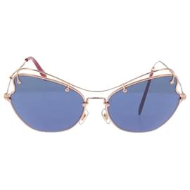 Óculos de sol "56 RS" dourados - Miu Miu