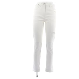 Jeans slim bianchi Louis Vuitton in cotone Taglia 36