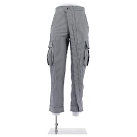 Jeans Louis Vuitton Blu a Righe in Cotone