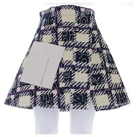 Falda de terciopelo estampada de tartán - Louis Vuitton