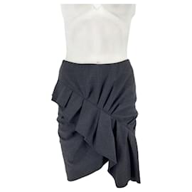 Falda corta Isabel Marant Etoile de lana negra