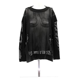 Alexander Wang Schwarzer Baumwollpullover XS