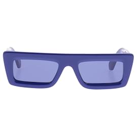 Blaue Sonnenbrillen "Ontario" - Off White